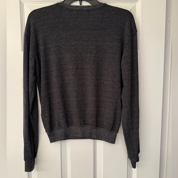 Spiritual Gangster Shine Crew Neck Savasana Pullover Sweater Grey Size Small - Picture 4 of 7